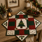 Festive Pine Printed Quilt Pattern