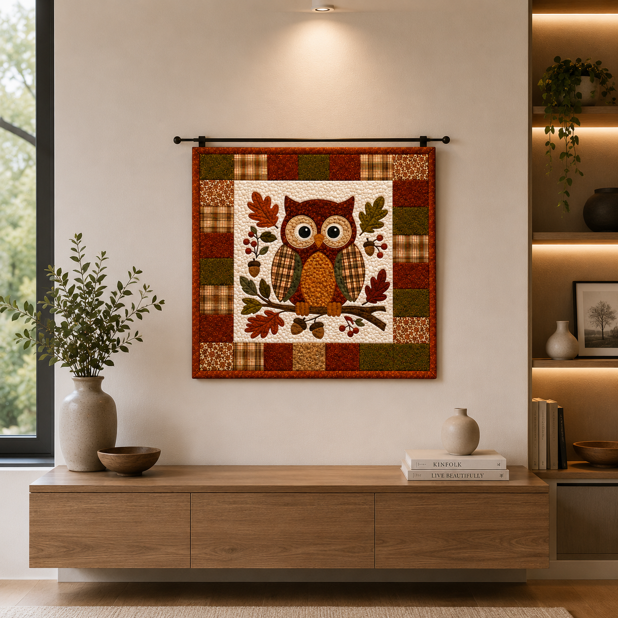 Cozy Owl Printed Quilt Pattern