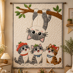 Purrfect Friends Printed Quilt Pattern