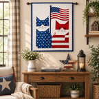 Freedom Felines Printed Quilt Pattern