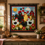 Barnyard Sweethearts Printed Quilt Pattern
