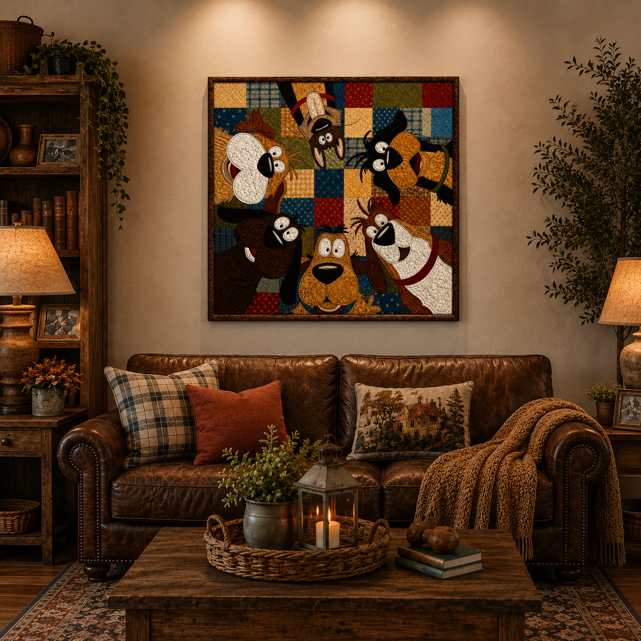 Furry Friends Printed Quilt Pattern