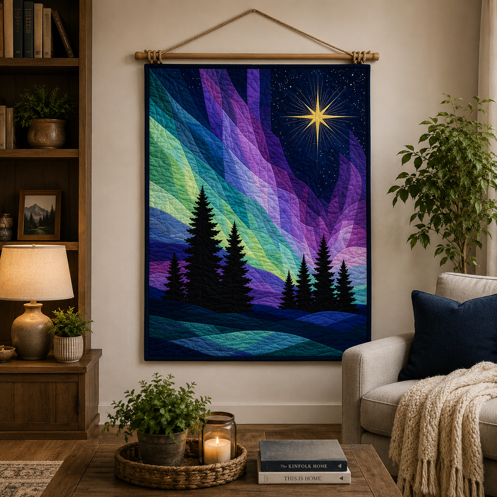 Aurora Star Printed Quilt Pattern