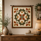 Autumn Medallion Printed Quilt Pattern