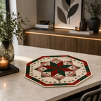 Yuletide Star Printed Quilt Pattern