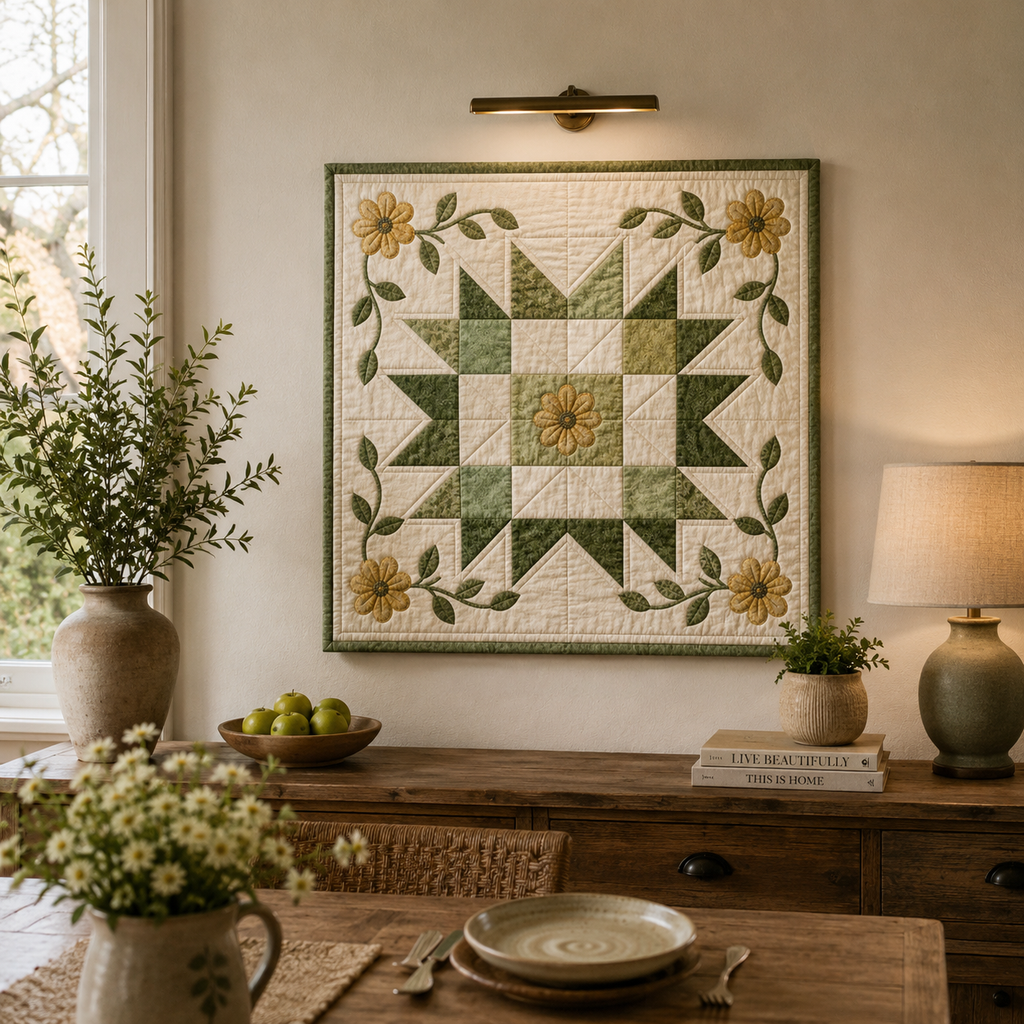 Prairie Bloom Printed Quilt Pattern