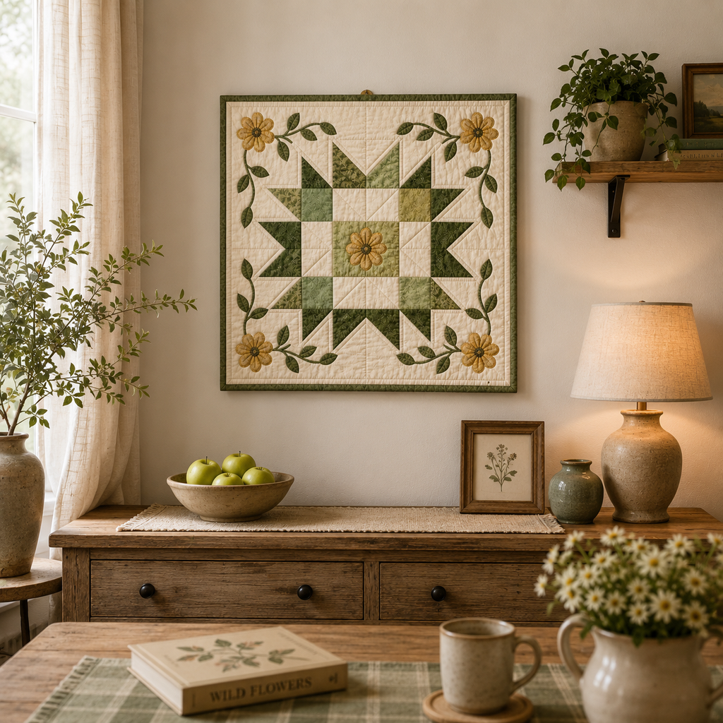 Prairie Bloom Printed Quilt Pattern