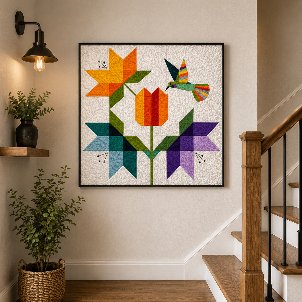 Joyful Garden Printed Quilt Pattern