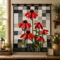 Crimson Meadow Printed Quilt Pattern