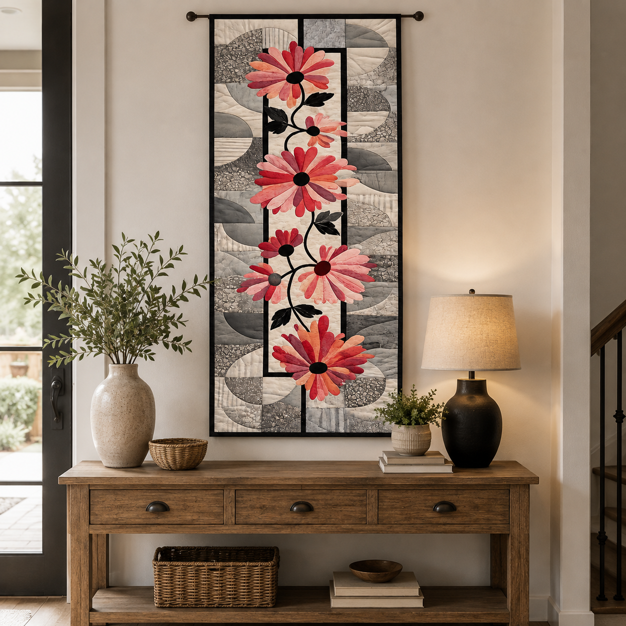 Petal Harmony Printed Quilt Pattern