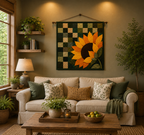 Sunflower Glow Printed Quilt Pattern