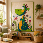 Dizzy Dragon Printed Quilt Pattern