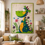Dizzy Dragon Printed Quilt Pattern