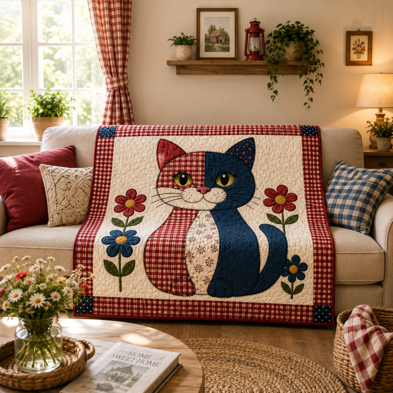 Garden Patriot Printed Quilt Pattern