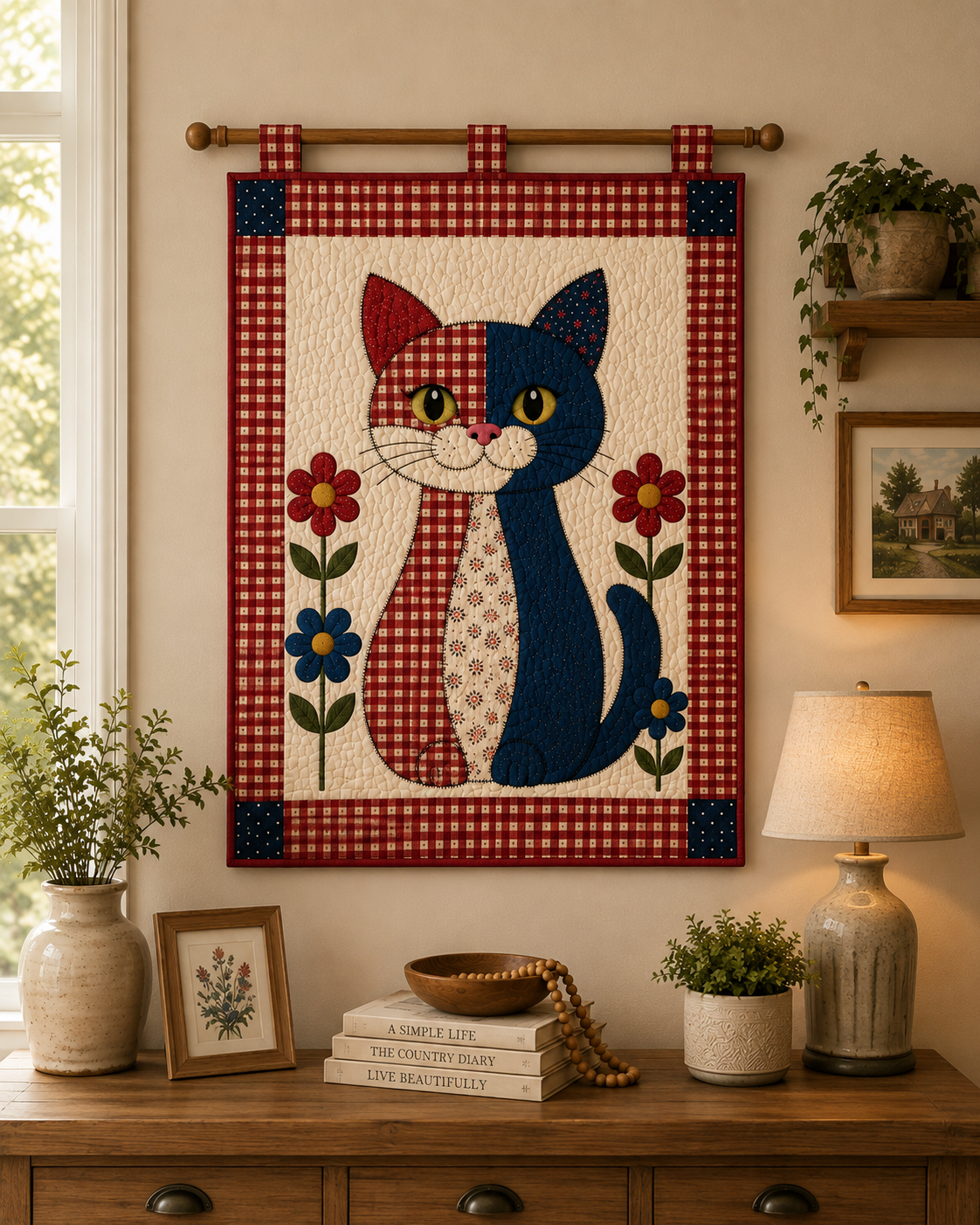Garden Patriot Printed Quilt Pattern