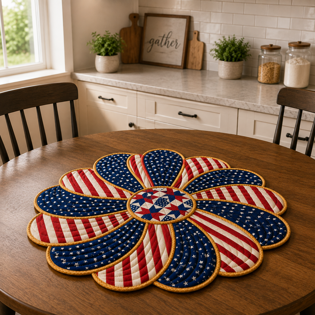 Liberty Petals Printed Quilt Pattern