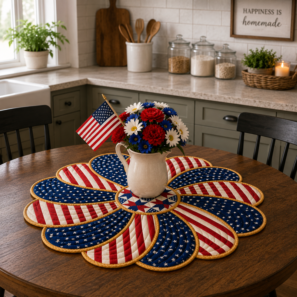 Liberty Petals Printed Quilt Pattern