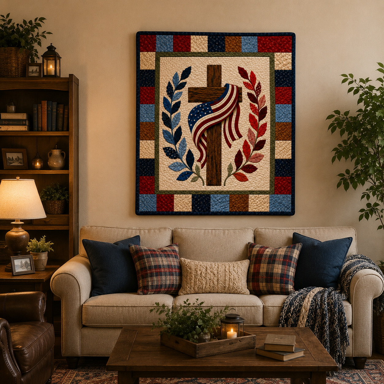 Faith & Freedom Printed Quilt Pattern