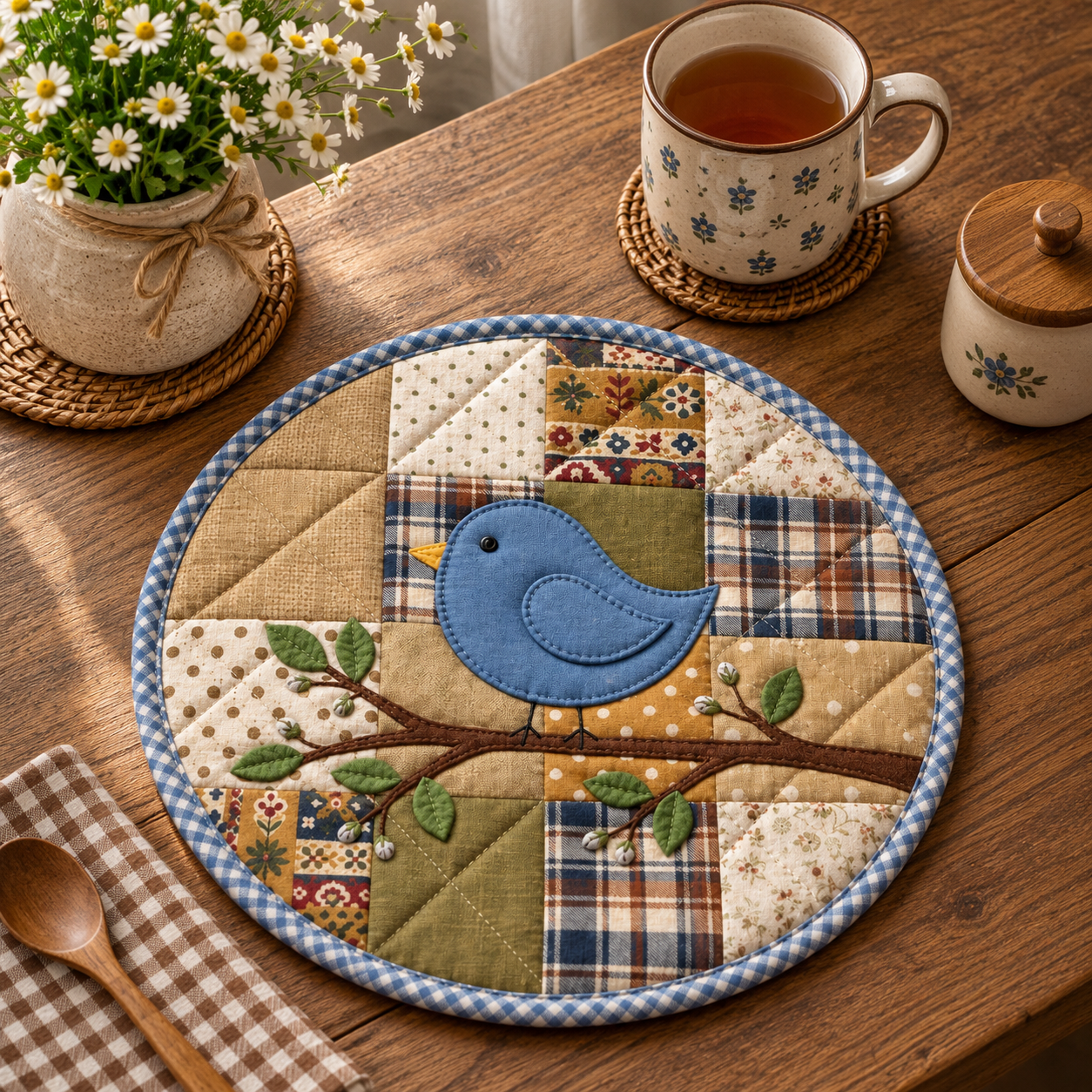Little Bluewing Printed Quilt Pattern