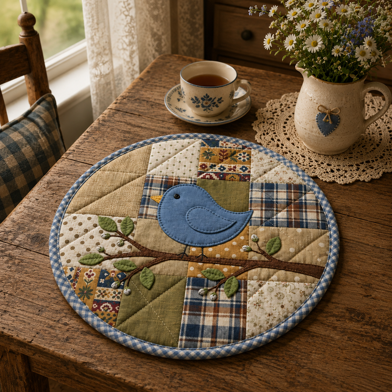 Little Bluewing Printed Quilt Pattern