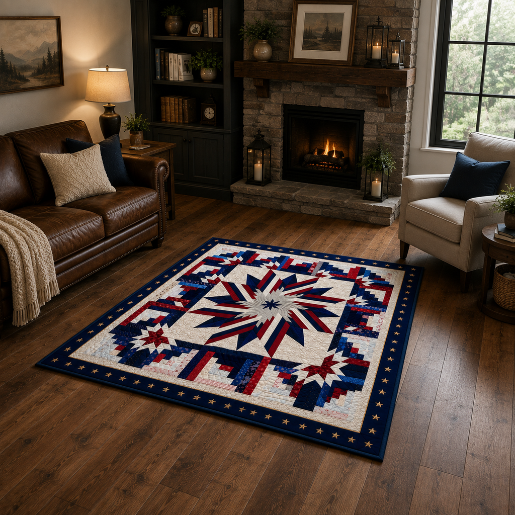 Liberty Star Printed Quilt Pattern