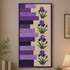 Iris Harmony Printed Quilt Pattern