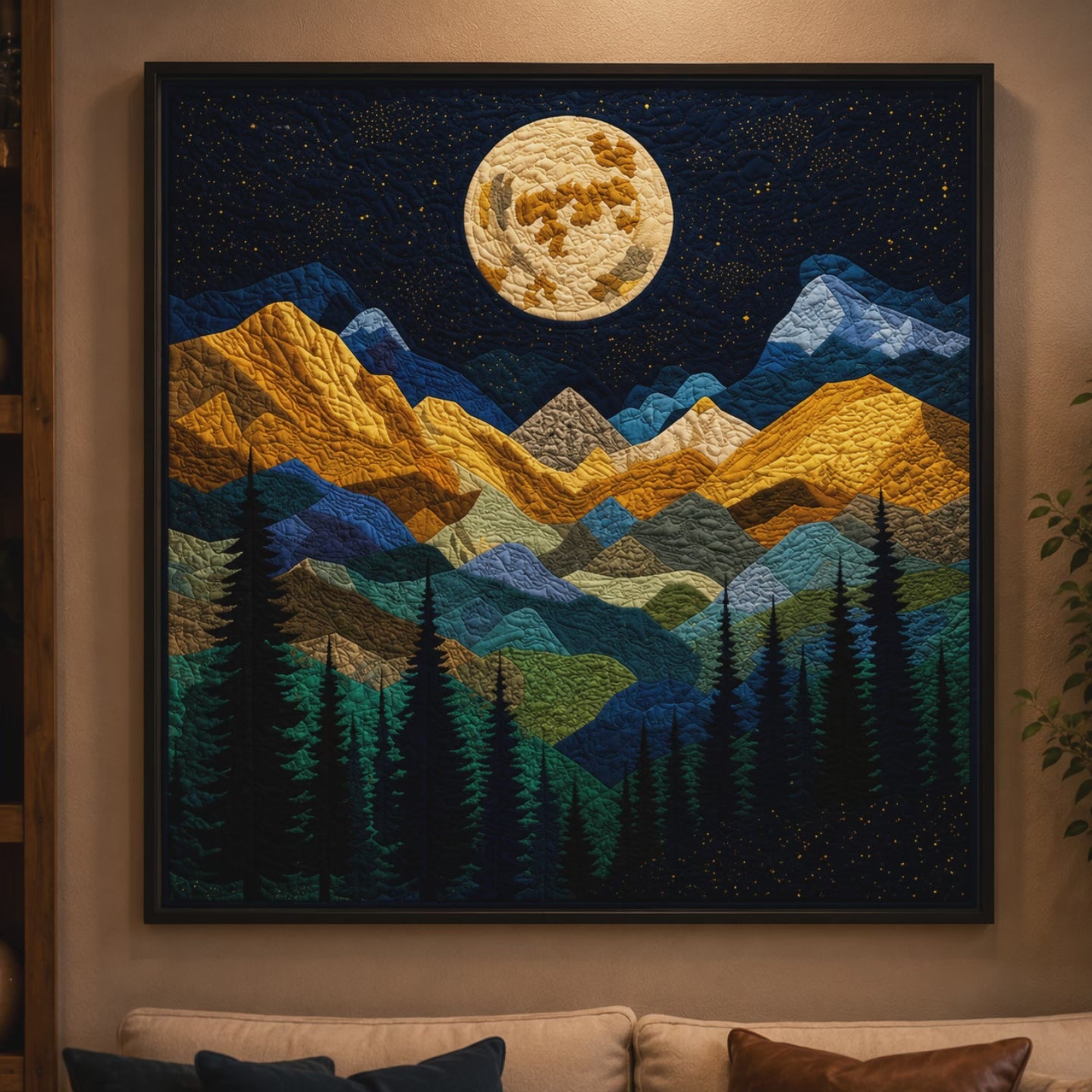 Mountain Glow Printed Quilt Pattern