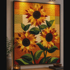 Golden Garden Printed Quilt Pattern