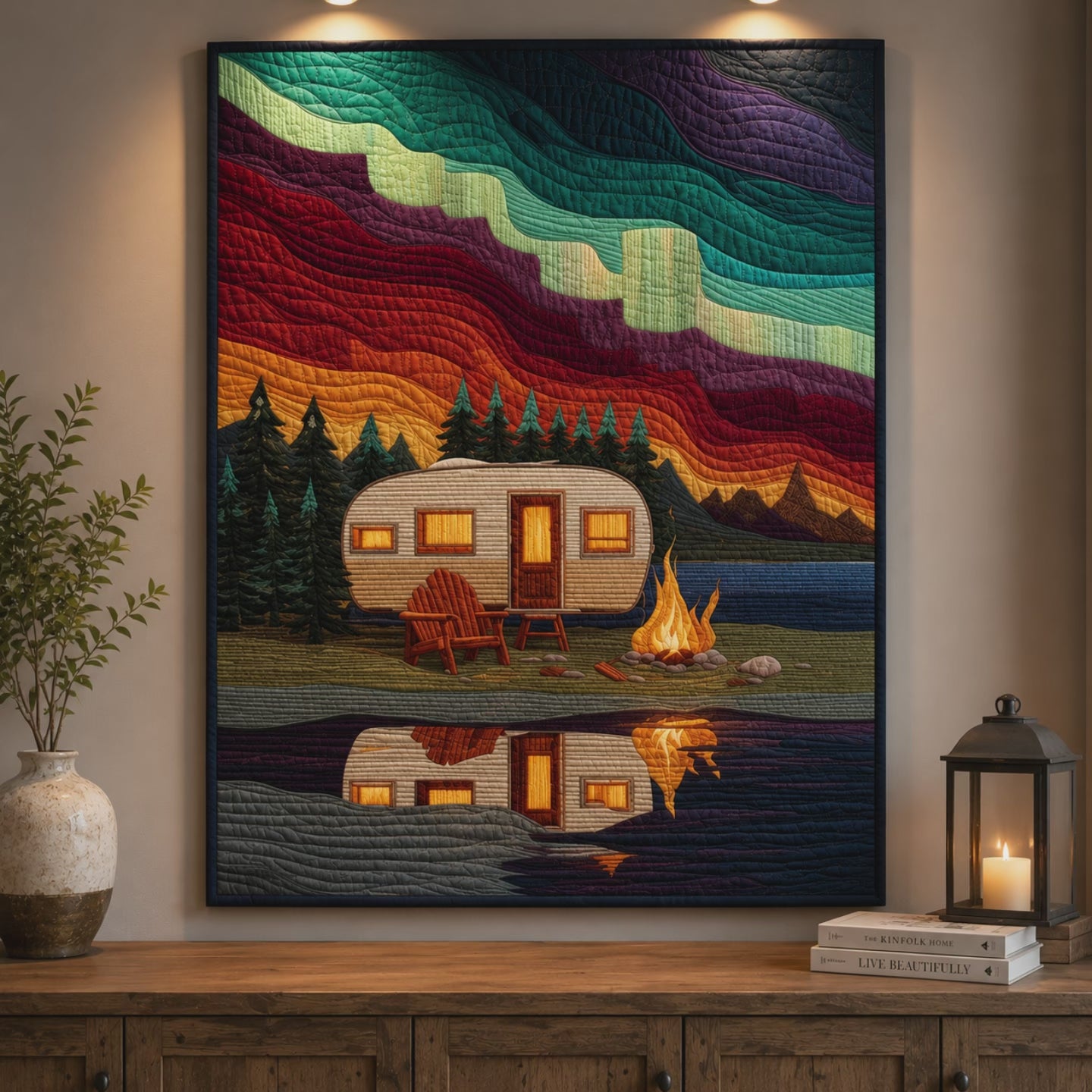 Campfire Glow Printed Quilt Pattern