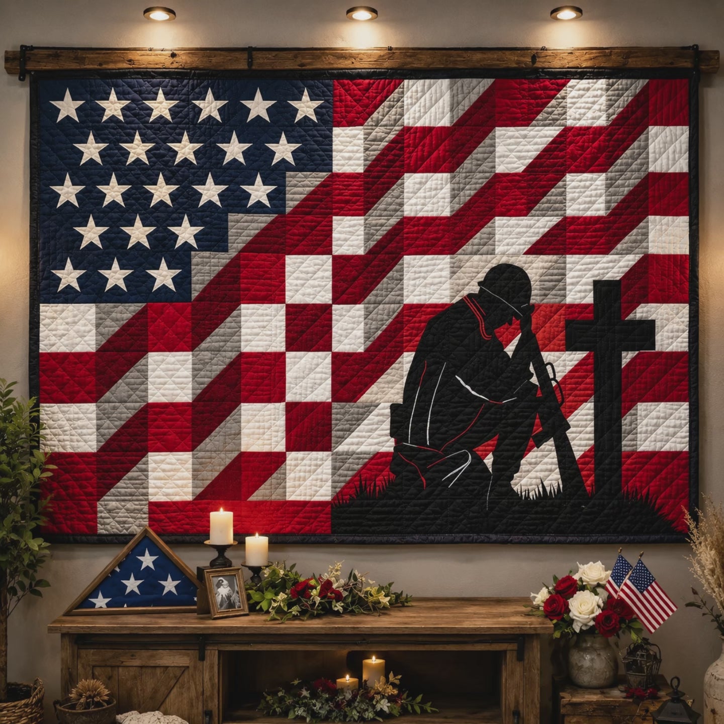Honor Forever Printed Quilt Pattern