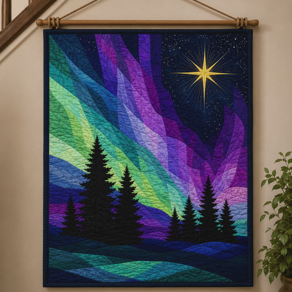 Aurora Star Printed Quilt Pattern