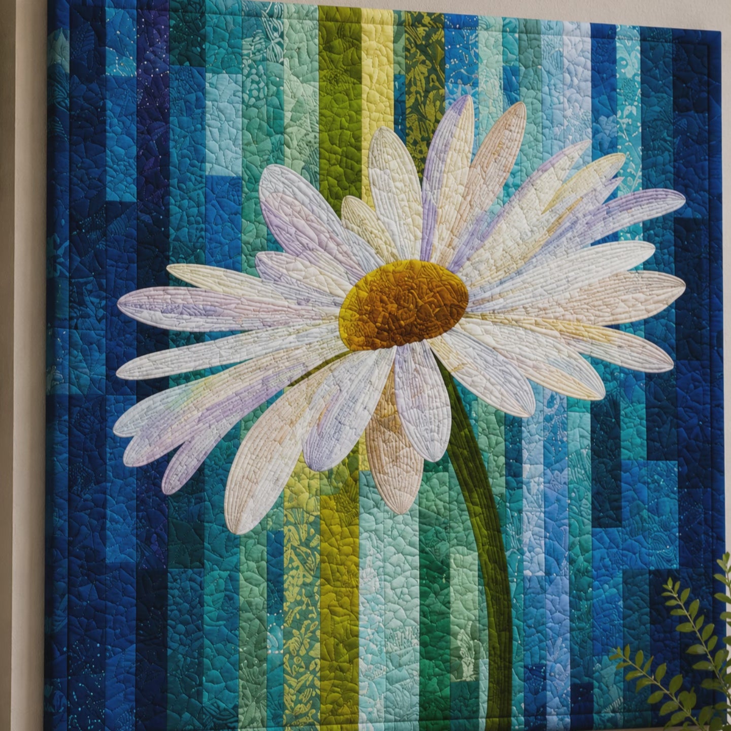 Daisy Drift Printed Quilt Pattern