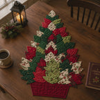 Yuletide Petals Printed Quilt Pattern