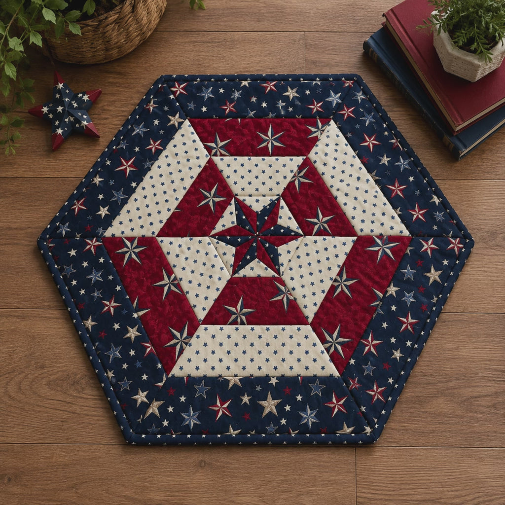 Stellar Patch Printed Quilt Pattern