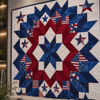 Starwoven Glory Printed Quilt Pattern