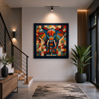 Boho Elephant Printed Quilt Pattern